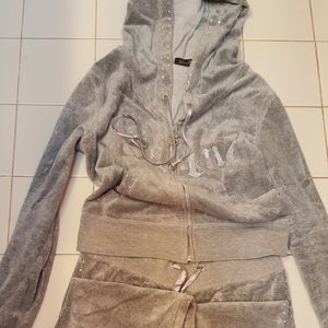 '7 for all man kind' Gray Jogging suit set Sz Sm